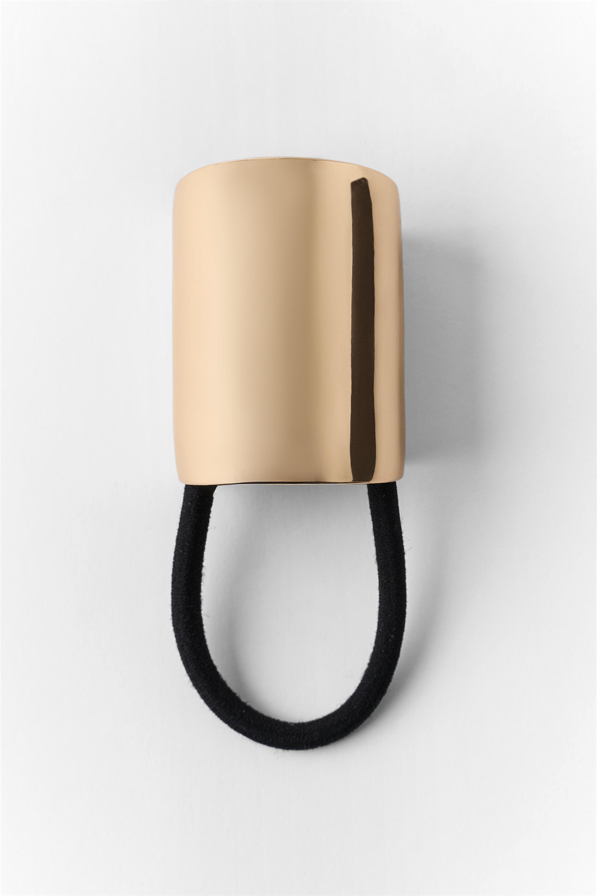 METALLIC TUBULAR SCRUNCHIE